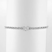 Armband pompebl&ecirc;d in zilver Friese vlag