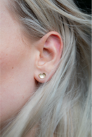 Oorstekers pompeblêd geelgoud