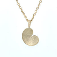 Hanger pompeblêd geelgoud